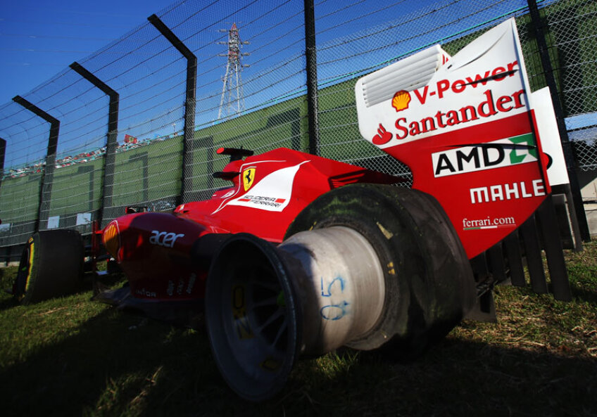 Maşina lui Alonso nu a rezistat pe pista din Suzuka.