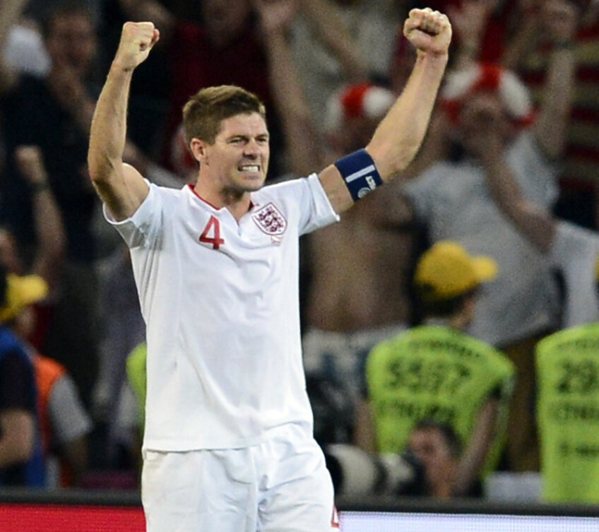 Steven Gerrard, liderul din teren al Angliei