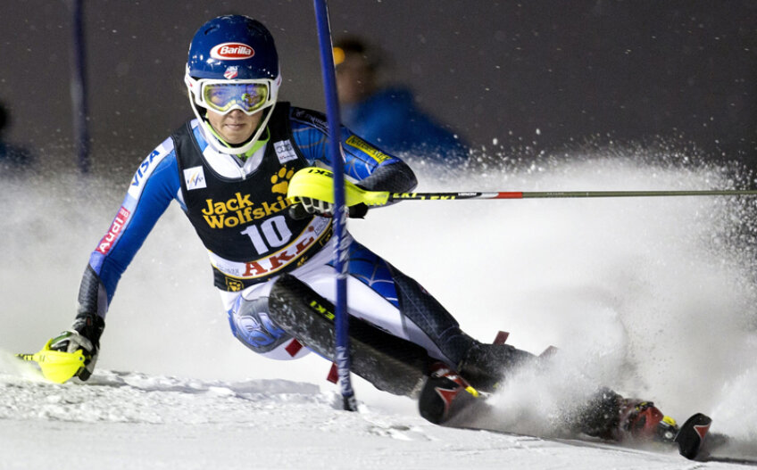 Mikaela Shiffrin se trage dintr-o familie de schiori.