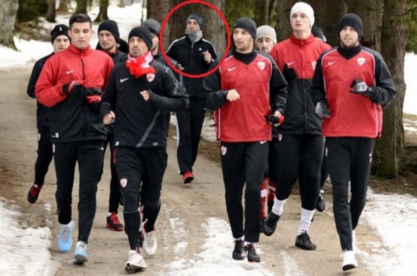 Edi Apostol a alergat 12 kilometri alături de jucătorii lui Dinamo