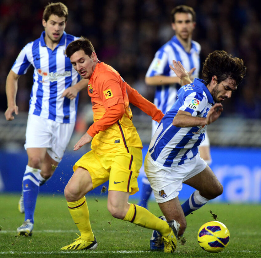 Nici Messi (stînga) n-a mai salvat Barca, deşi a marcat al 29-lea gol din acest campionat // Foto: Reuters