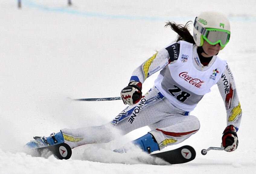 Sara Ramentol din Andorra s-a clasat luni pe locul al 9-lea la slalom uriaş