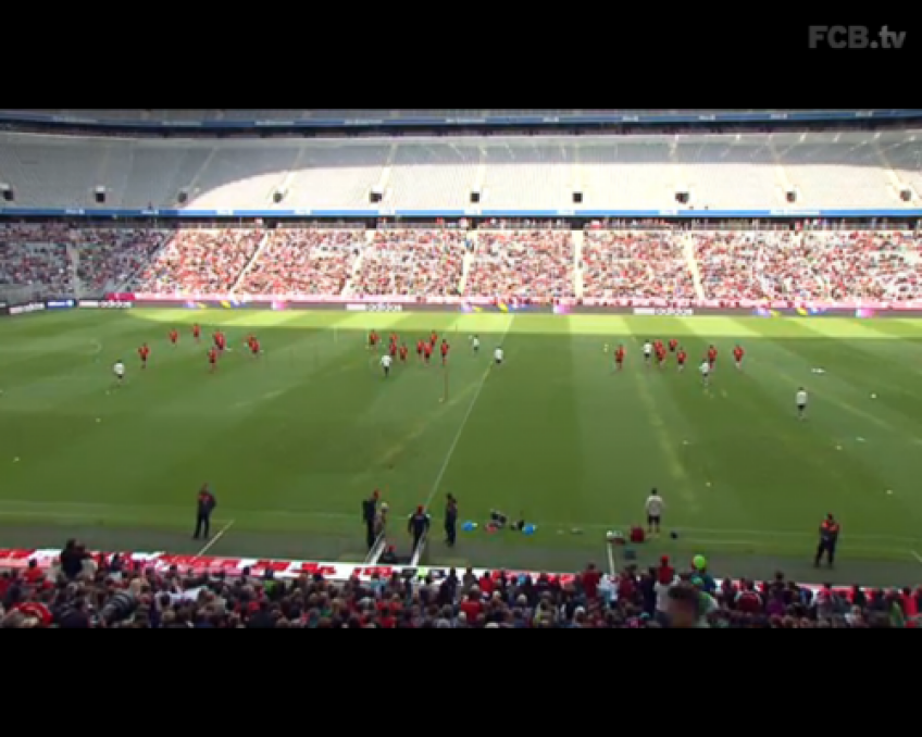 Allianz Arena în această după amiază (Captură de ecran fcbayern.de)