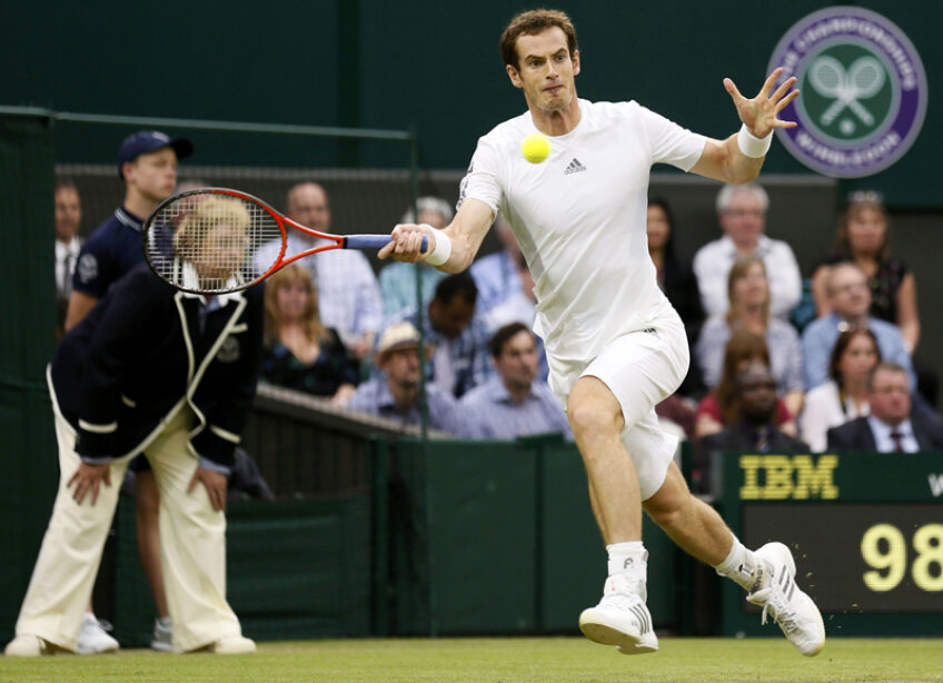 Andy Murray a ajuns anul trecut pînă în finală la Wimbledon // Foto: Reuters
