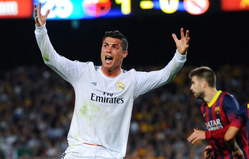 Ronaldo, exasperat că nu i s-a dat un penalty