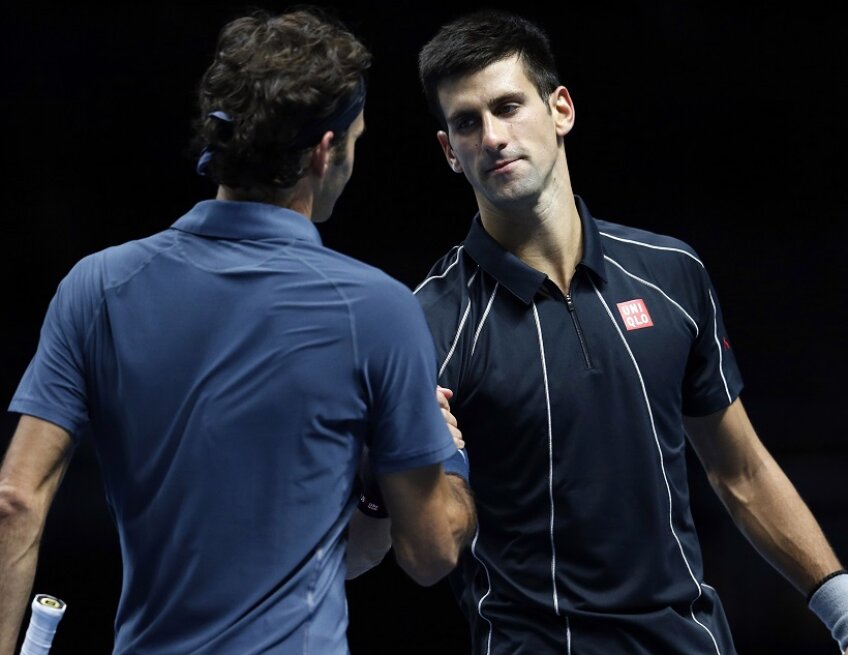 Roger Federer și Novak Djokovici, foto: reuters