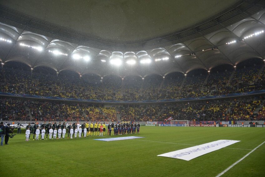 Atmosfera a fost dezolantă aseară, pe Arena Națională, frigul ținîndu-i acasă pe mulți dintre fanii Stelei