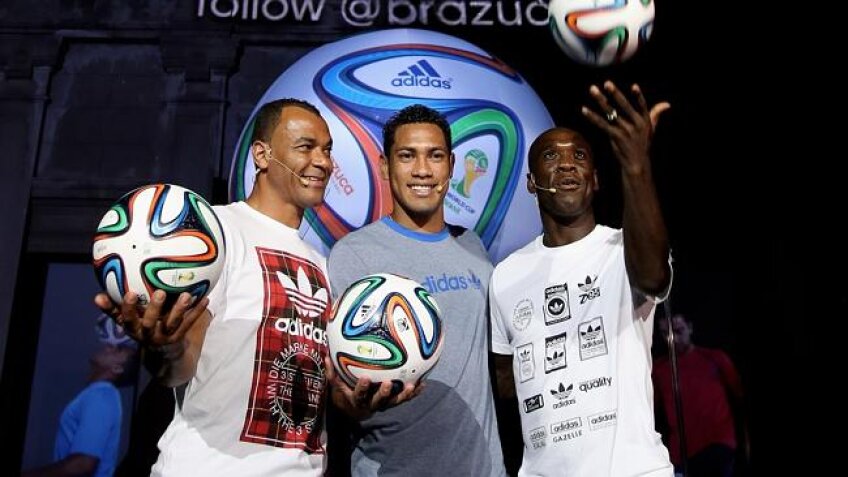 Cafu, Hernane şi Seedorf au prezentat mingea oficială a Campionatului Mondial din 2014