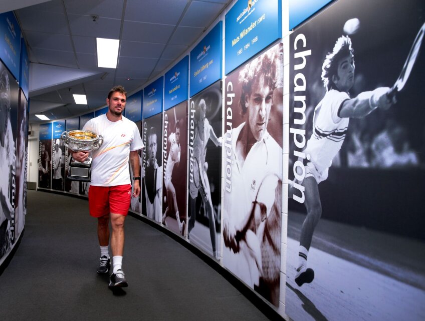 Stanislas a intrat în istoria turneului de la Antipozi alături de nume mari ale tenisului