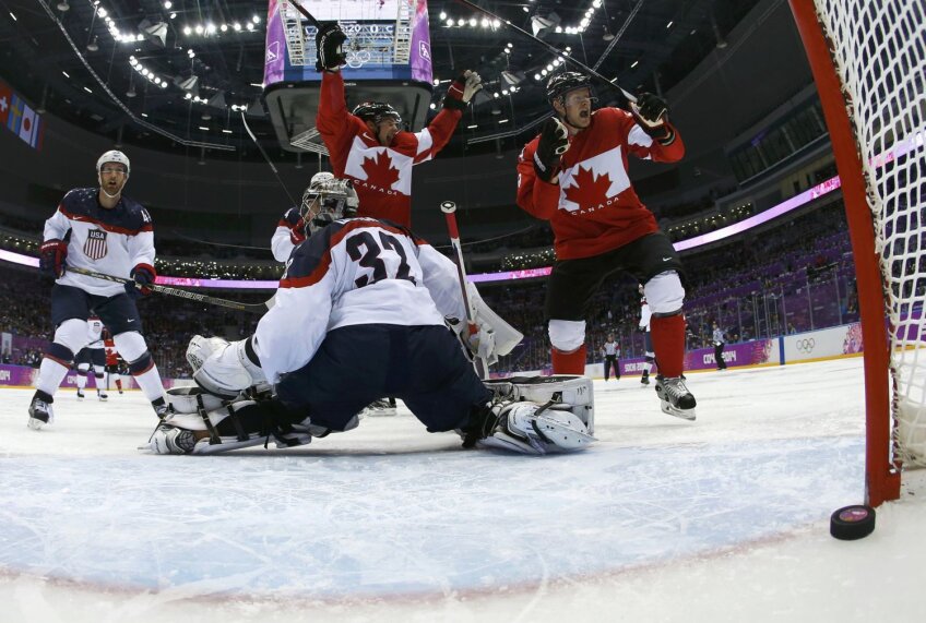 Jamie Benn și bucuria după unicul gol înscris în poarta SUA // Foto: Reuters