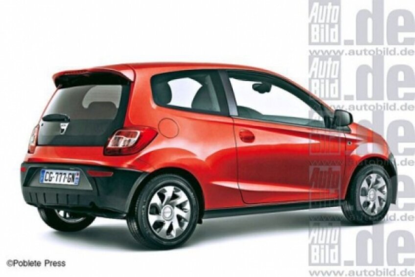 Primele imagini cu viitorul model Dacia Mini