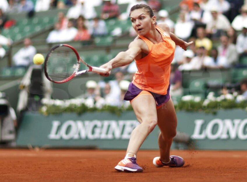 Simona Halep la Roland Garros, foto: reuters