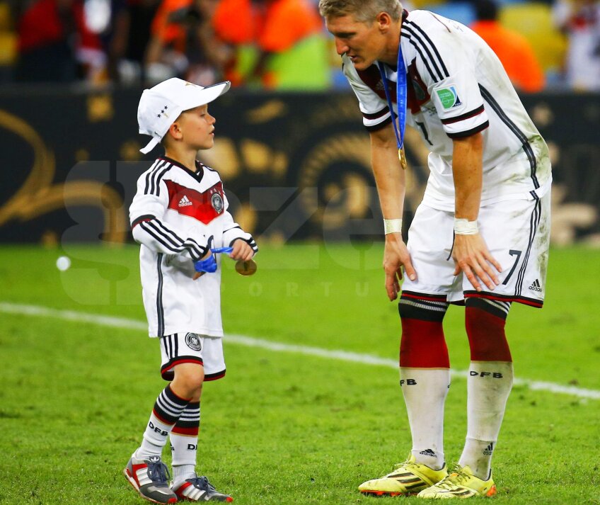 Fiul lui Lukas Podolski și Bastian Schweinsteiger, foto: reuters