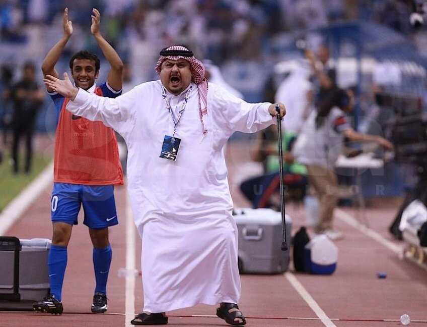 Prinţul lui Al Hilal a trăit meciul cu maximă exuberanţă