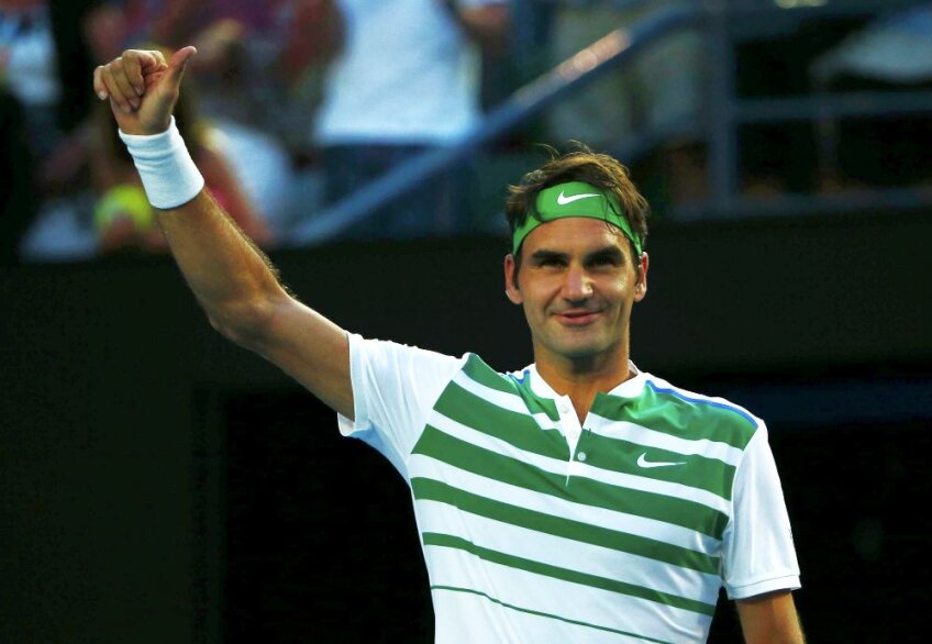 Roger Federer la Australian Open 2016, foto: reuters