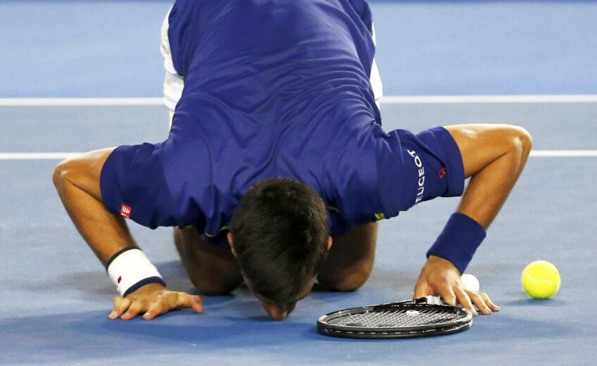 Hardul lui Nole. 6 trofee din 6 finale pentru sîrb, la Antipozi. Federer are Wimbledon, Nadal are Roland Garros, iar regatul lui Djokovic e Australian Open, foto: reuters