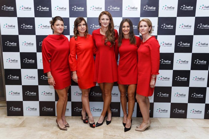 Alexandra Dulgheru, Simona Halep, Irina Begu, Monica Niculescu și Alina Tecșor