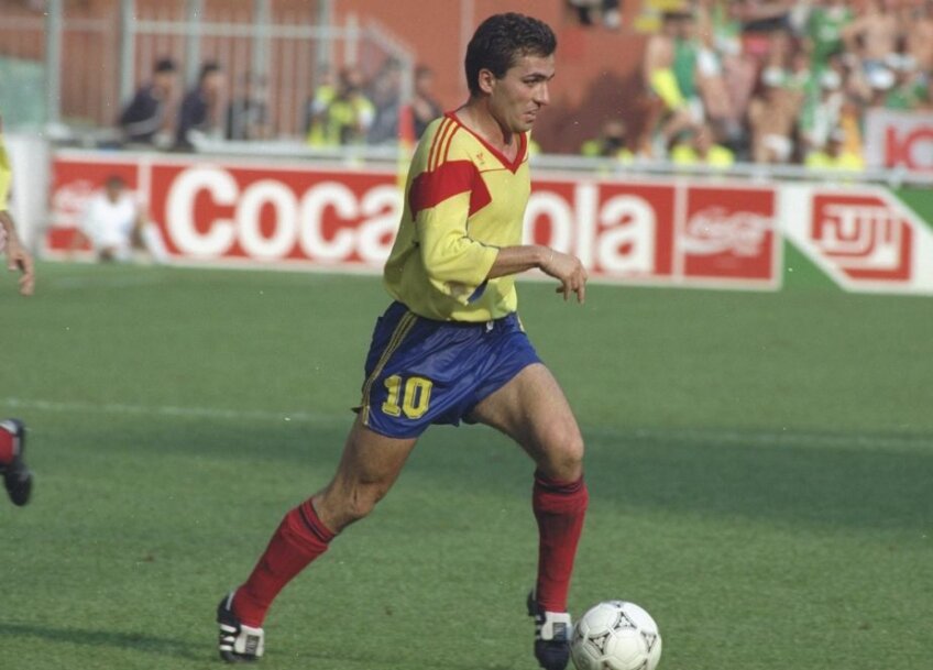 În ‘90, Hagi a condus
reprezentativa
României către
“optimile” CM FOTO:
Guliver/GettyImages