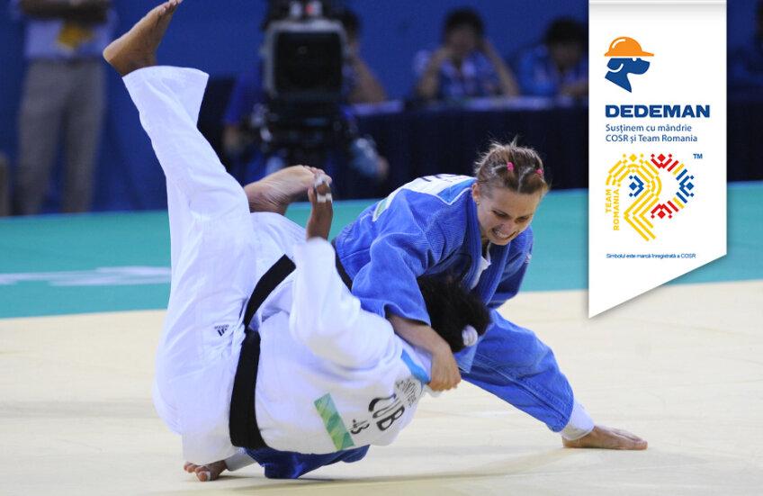 Alina Dumitru era neînfricată pe
tatami, aici într-o secvenţă din finala
olimpică de la Beijing FOTO Cristi Preda