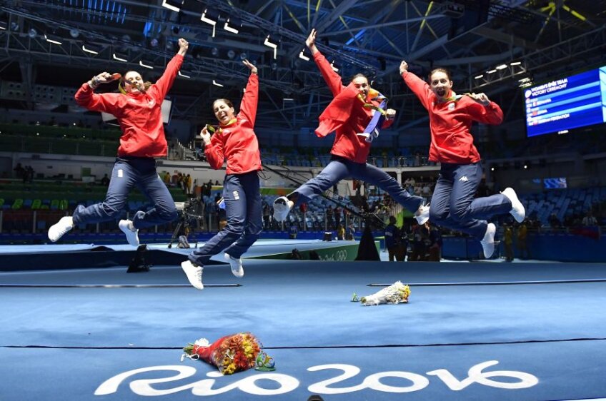 Simona Pop, Loredana Dinu, Simona Gherman, Ana Maria Popescu și bucuria lor de aur