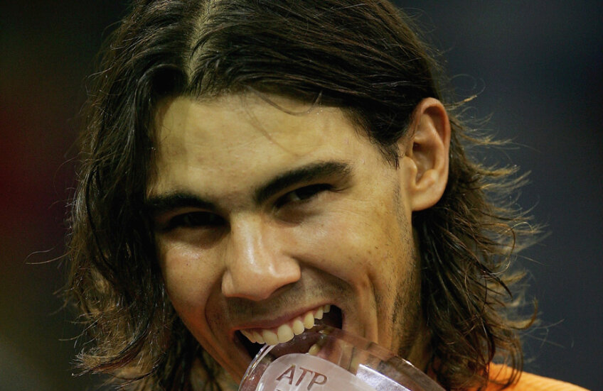 Rafael Nadal la finalul lui 2005, pe când avea 19 ani și plete // FOTO Guliver/GettyImages