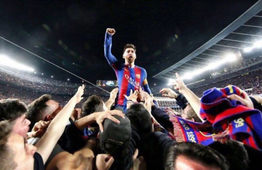 8 martie 2017. Messi savurează superperformanța Barcelonei, ce a întors un 0-4 cu PSG