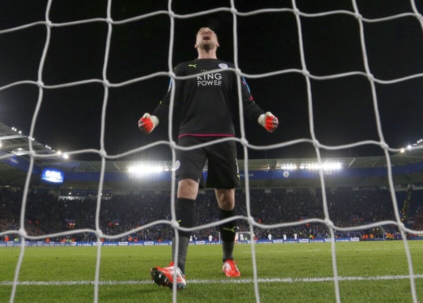 Kasper Schmeichel, 1,86 m, 80 kg, muntele din poarta Danemarcei
FOTO Reuters