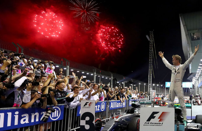 Nico Rosberg și momentul triumfului din sezonul trecut // Foto: Getty Images