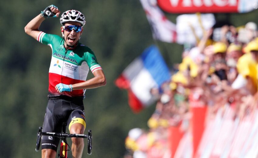 Fabio Aru obține prima sa victorie de etapă în Turul Franței, foto: reuters