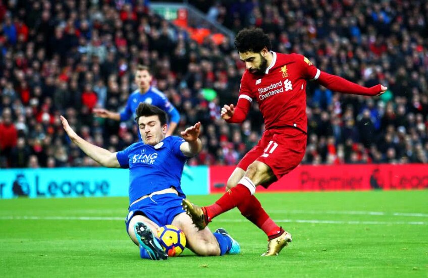 FABULOS. Mo Salah a înscris al 23-lea său gol stagional pentru Liverpool. Mai mult decât 8 cluburi din EPL: C. Palace, Burnley, Brighton, Swansea, WBA, Huddersfield, Southampton și Newcastle. Foto: Guliver/Getty Images