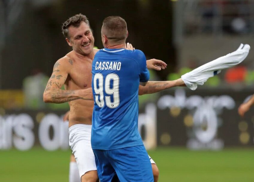 Antonio Cassano și Christian Vieri FOTO: Guliver/GettyImages