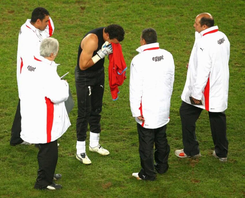 Essam El-Hadary după victoria împotriva Italiei de la Cupa Confederațiilor, 2009FOTO: Guliver/GettyImages