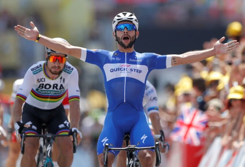 Fernando Gaviria a obținut prima sa victorie din carieră în Turul Franței, foto: reuters
