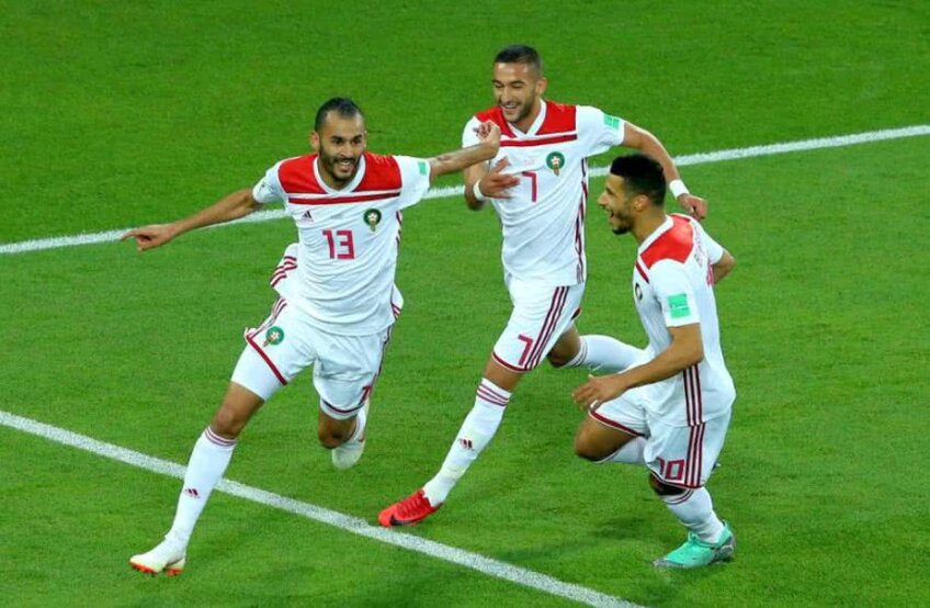 Hakim Ziyech, în centrul imaginii, cu numărul 7 FOTO: Guliver/GettyImages