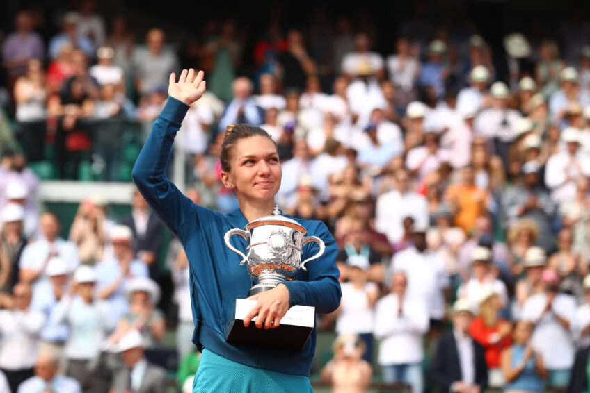 Simona Halep, Roland Garros 2018 FOTO: Guliver/GettyImages