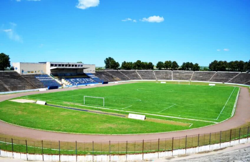 Așa arată în prezent arena din Medgidia FOTO: facebook.com/pg/PrimariaMunicipiuluiMedgidia