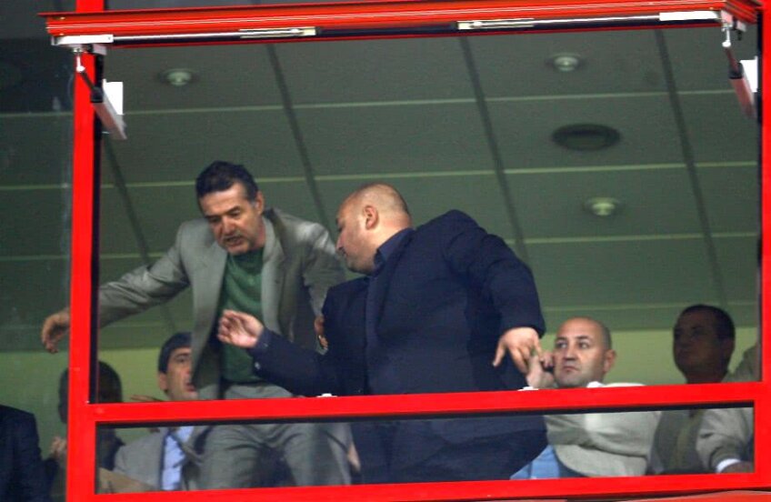 2007 // Gigi Becali l-a evacuat din lojă pe Gheorghe Corsicanu, liderul galeriei Rapidului, în timpul unui derby // FOTO: Arhivă Gazeta Sporturilor