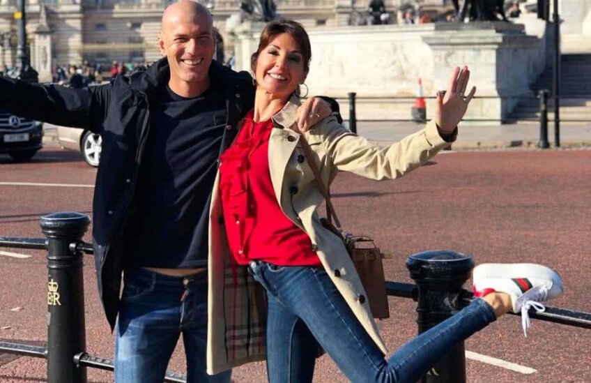 LONDRA. Cei doi Zidane, în fața palatului Buckingham