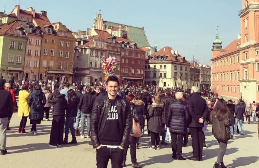 Purece își petrece timpul liber prin frumoasa Varșovie