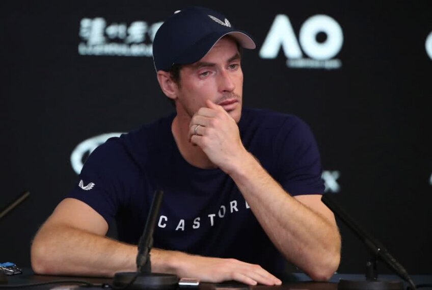 Andy Murray a izbucnit în plâns la conferința de presă în care și-a anunțat retragerea din tenis FOTO: Guliver/Getty Images