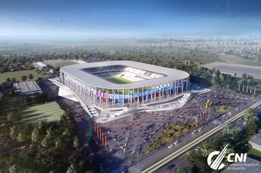 Stadion Steaua // Stadioane pentru EURO 2020 FOTO: facebook.com/companianationaladeinvestitiisa