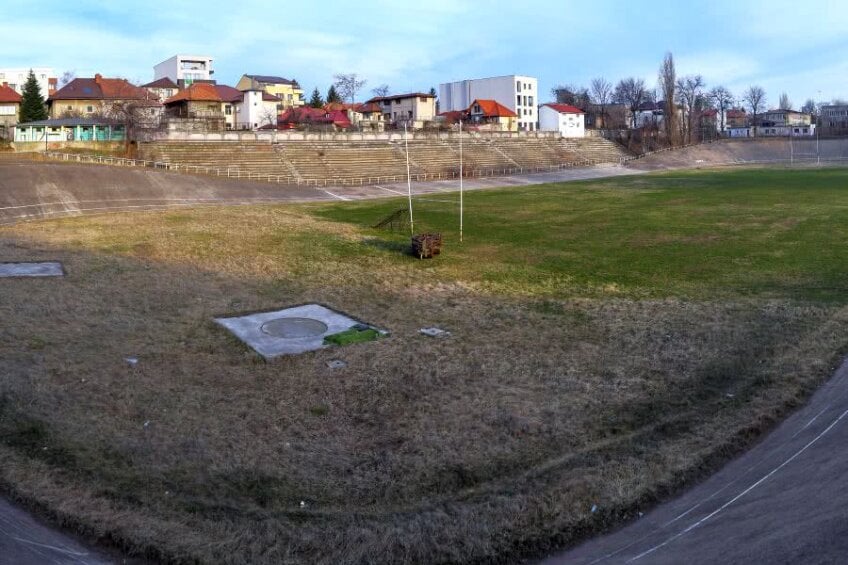 Situația la zi a velodromului din Ștefan cel Mare // FOTO: Raed Krishan (GSP)