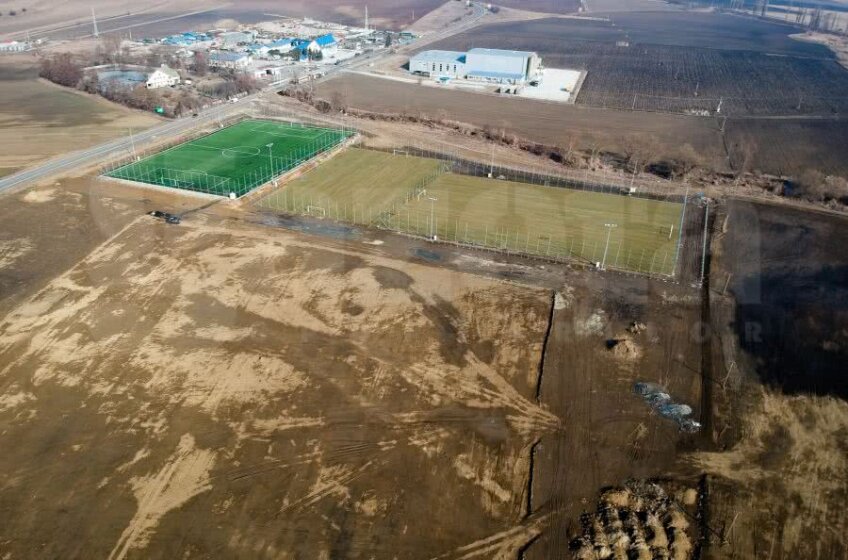 Așa arată amprenta noului stadion care se va 

construi la Sfântu Gheorghe și cele 3 terenuri de 

antrenament  FOTO: Raed Krishan