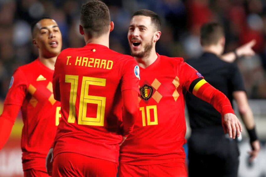 Eden Hazard, alături de fratele său // FOTO: Reuters