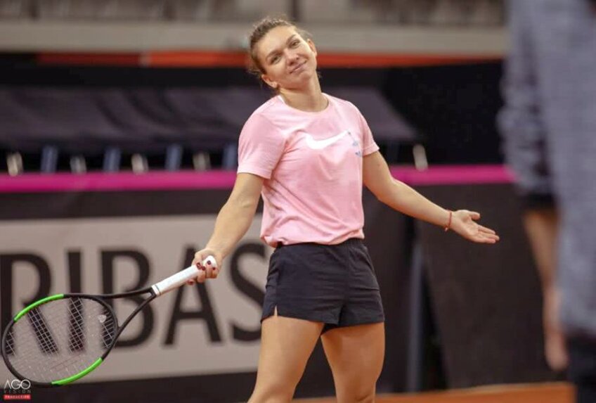 Simona Halep // FOTO: facebook.com/FRTenis/