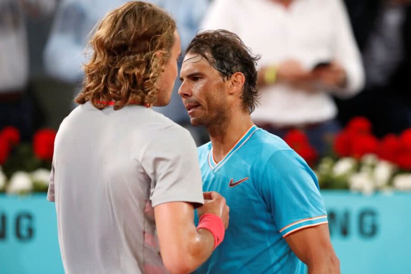 Stefanos Tsitsipas - Rafael Nadal // FOTO: Reuters