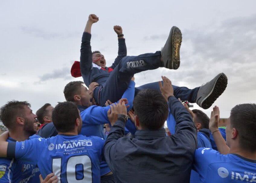 Academica Clinceni a promovat în Liga 1 Foto: Cristi Preda