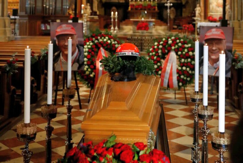 Înmormântarea lui Niki Lauda // foto: Reuters