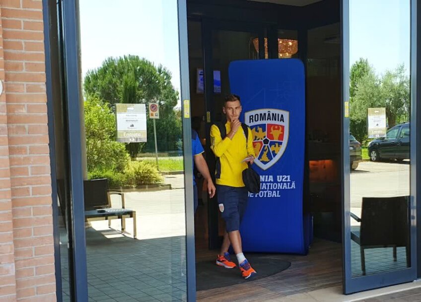 Denis Drăguș a părăsit cantonamentul echipei naționale de tineret, din cauza unei accidentări // Foto: Raed Krishan