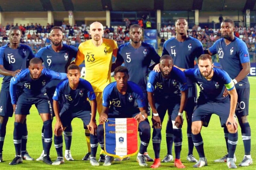 Naționala U21 a Franței // Sursă foto: Twitter Equipe de France